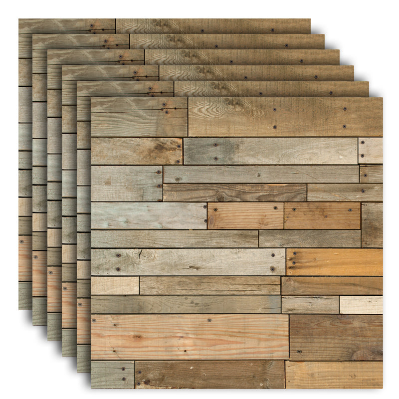 3D wood grain wall panel modern minimalist home living room bathroom panel wall (5-pack) 60-Piece Set Clearhalo 'Flooring 'Home Improvement' 'home_improvement' 'home_improvement_wall_paneling' 'Wall Paneling' 'wall_paneling' 'Walls & Ceilings' Walls and Ceiling' 6299954