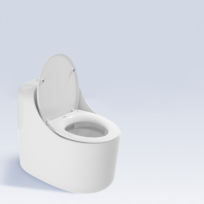 Floor Mount Flush Toilet Concealed Tank One-Piece Toilet with Slow Close Seat Clearhalo 'Bathroom Remodel & Bathroom Fixtures' 'Home Improvement' 'home_improvement' 'home_improvement_toilets' 'Toilets & Bidets' 'Toilets' 6300643