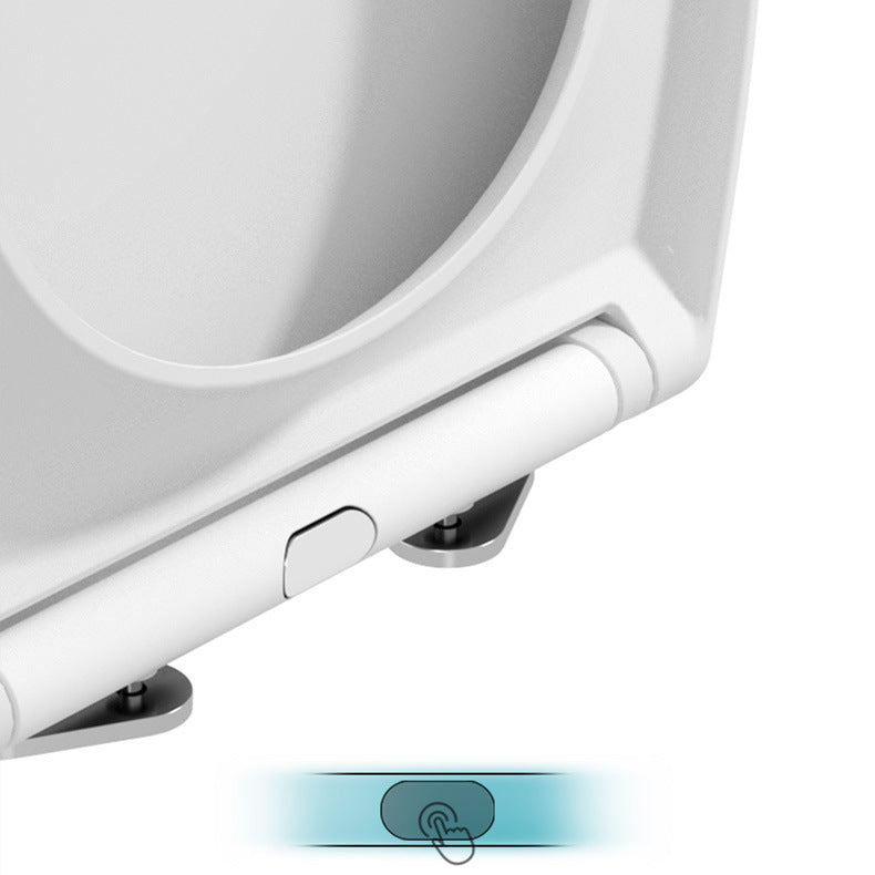 Floor Mount Flush Toilet Concealed Tank One-Piece Toilet with Slow Close Seat Clearhalo 'Bathroom Remodel & Bathroom Fixtures' 'Home Improvement' 'home_improvement' 'home_improvement_toilets' 'Toilets & Bidets' 'Toilets' 6300649