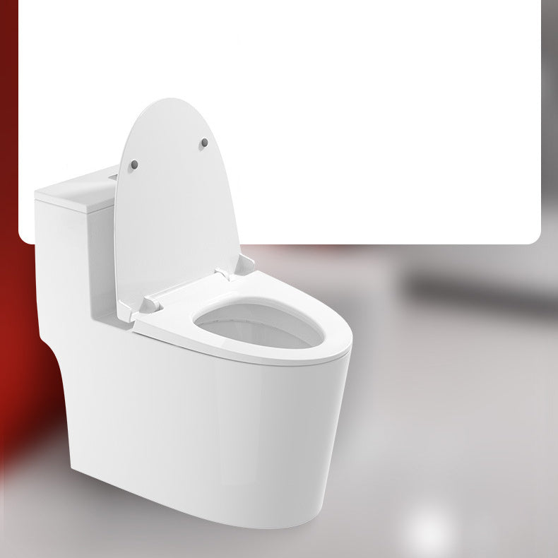 Floor Mount Flush Toilet Concealed Tank One-Piece Toilet with Slow Close Seat Clearhalo 'Bathroom Remodel & Bathroom Fixtures' 'Home Improvement' 'home_improvement' 'home_improvement_toilets' 'Toilets & Bidets' 'Toilets' 6300653