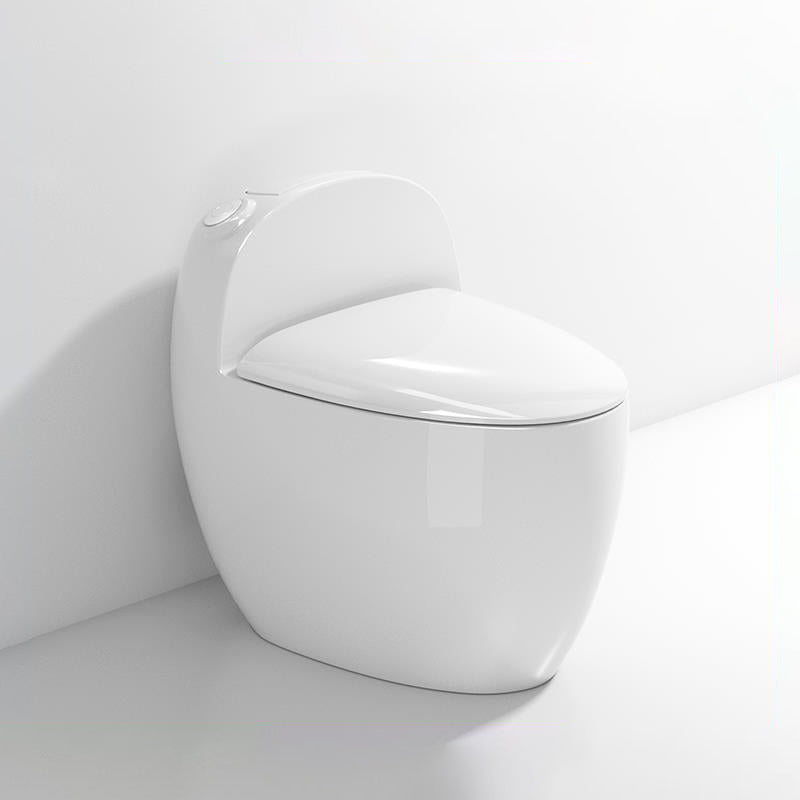 Floor Mount Flush Toilet Concealed Tank One-Piece Toilet with Slow Close Seat Clearhalo 'Bathroom Remodel & Bathroom Fixtures' 'Home Improvement' 'home_improvement' 'home_improvement_toilets' 'Toilets & Bidets' 'Toilets' 6300665