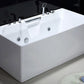 Modern Rectangular Bath Tub Bathroom Soaking with Center Drain Tub Clearhalo 'Bathroom Remodel & Bathroom Fixtures' 'Bathtubs' 'Home Improvement' 'home_improvement' 'home_improvement_bathtubs' 'Showers & Bathtubs' 6300804