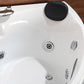 White Corner Acrylic Bath Tub Bathroom Modern Back to Wall Tub Clearhalo 'Bathroom Remodel & Bathroom Fixtures' 'Bathtubs' 'Home Improvement' 'home_improvement' 'home_improvement_bathtubs' 'Showers & Bathtubs' 6300833