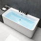 Modern Rectangular Bath Tub with Drain and Overflow Trim Bathtub Clearhalo 'Bathroom Remodel & Bathroom Fixtures' 'Bathtubs' 'Home Improvement' 'home_improvement' 'home_improvement_bathtubs' 'Showers & Bathtubs' 6300864