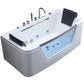 Bathroom Modern Acrylic Bath Tub Back to Wall Center Drain Tub Clearhalo 'Bathroom Remodel & Bathroom Fixtures' 'Bathtubs' 'Home Improvement' 'home_improvement' 'home_improvement_bathtubs' 'Showers & Bathtubs' 6301341