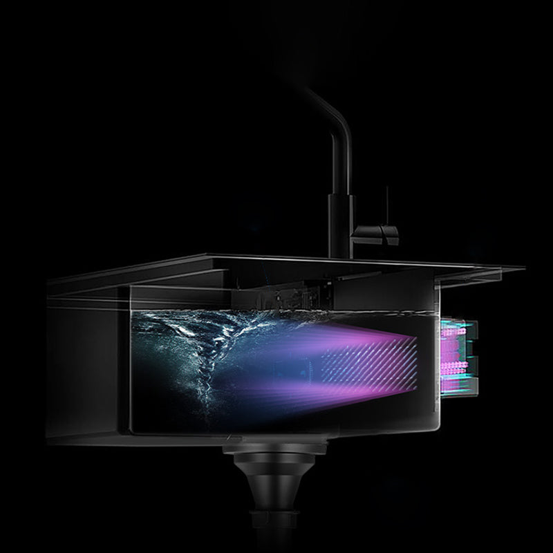 Contemporary Rectangle Kitchen Sink Stainless Steel Friction Resistant Kitchen Sink Clearhalo 'Home Improvement' 'home_improvement' 'home_improvement_kitchen_sinks' 'Kitchen Remodel & Kitchen Fixtures' 'Kitchen Sinks & Faucet Components' 'Kitchen Sinks' 'kitchen_sinks' 6311661