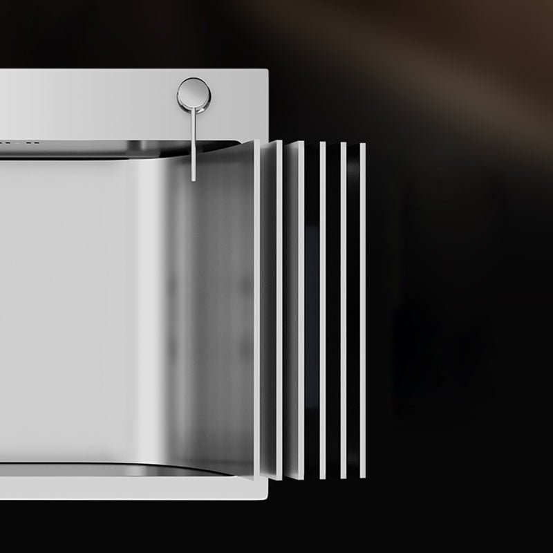 Classic Style Kitchen Sink Set Stainless Steel Corrosion Resistant Kitchen Sink Set Clearhalo 'Home Improvement' 'home_improvement' 'home_improvement_kitchen_sinks' 'Kitchen Remodel & Kitchen Fixtures' 'Kitchen Sinks & Faucet Components' 'Kitchen Sinks' 'kitchen_sinks' 6311709