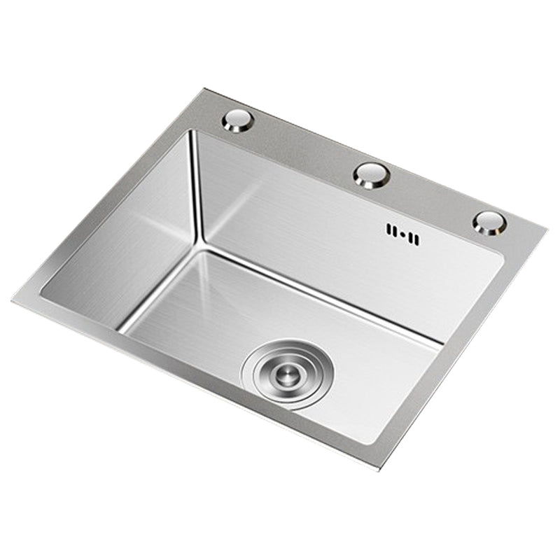 Classic Style Kitchen Sink Set Stainless Steel Corrosion Resistant Kitchen Sink Set Clearhalo 'Home Improvement' 'home_improvement' 'home_improvement_kitchen_sinks' 'Kitchen Remodel & Kitchen Fixtures' 'Kitchen Sinks & Faucet Components' 'Kitchen Sinks' 'kitchen_sinks' 6311711
