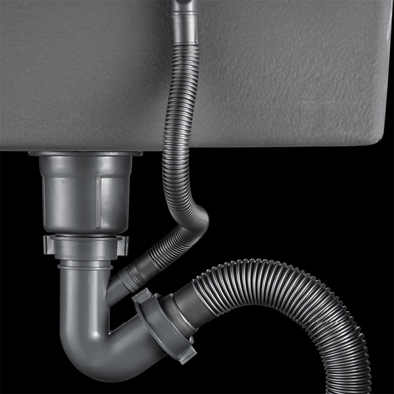 Classic Style Kitchen Sink Set Stainless Steel Corrosion Resistant Kitchen Sink Set Clearhalo 'Home Improvement' 'home_improvement' 'home_improvement_kitchen_sinks' 'Kitchen Remodel & Kitchen Fixtures' 'Kitchen Sinks & Faucet Components' 'Kitchen Sinks' 'kitchen_sinks' 6311723