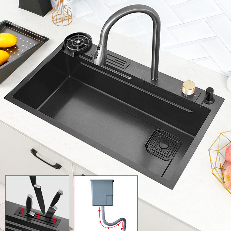 Classic Kitchen Sink Stainless Steel Drop-In Friction Resistant Kitchen Sink Clearhalo 'Home Improvement' 'home_improvement' 'home_improvement_kitchen_sinks' 'Kitchen Remodel & Kitchen Fixtures' 'Kitchen Sinks & Faucet Components' 'Kitchen Sinks' 'kitchen_sinks' 6311742
