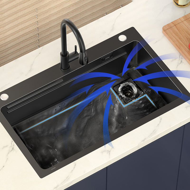 Classic Style Kitchen Sink Corrosion Resistant Stainless Steel Kitchen Sink Clearhalo 'Home Improvement' 'home_improvement' 'home_improvement_kitchen_sinks' 'Kitchen Remodel & Kitchen Fixtures' 'Kitchen Sinks & Faucet Components' 'Kitchen Sinks' 'kitchen_sinks' 6311784