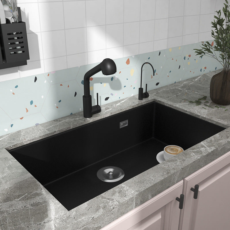 Modern Kitchen Sink Stainless Steel with Accessories and Faucet Undermount Workstation Clearhalo 'Home Improvement' 'home_improvement' 'home_improvement_kitchen_sinks' 'Kitchen Remodel & Kitchen Fixtures' 'Kitchen Sinks & Faucet Components' 'Kitchen Sinks' 'kitchen_sinks' 6311797