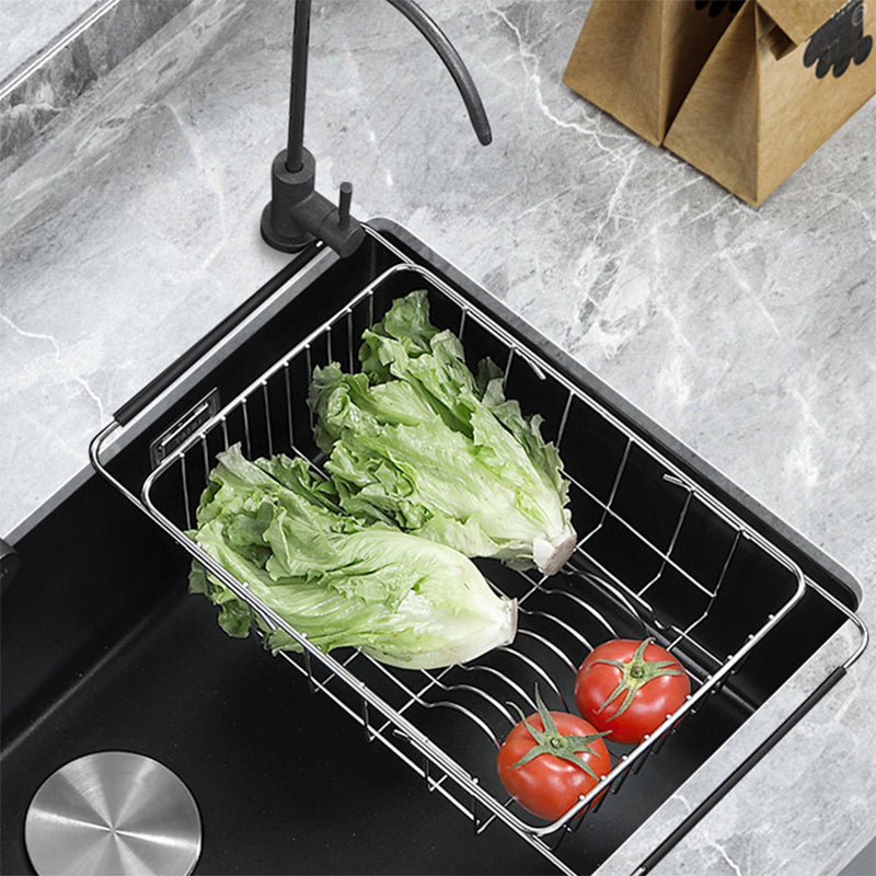 Modern Kitchen Sink Stainless Steel with Accessories and Faucet Undermount Workstation Clearhalo 'Home Improvement' 'home_improvement' 'home_improvement_kitchen_sinks' 'Kitchen Remodel & Kitchen Fixtures' 'Kitchen Sinks & Faucet Components' 'Kitchen Sinks' 'kitchen_sinks' 6311806