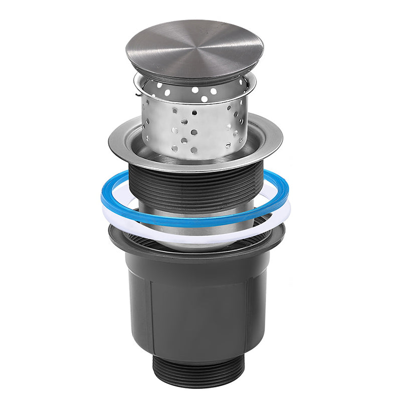 Modern Kitchen Sink Stainless Steel with Accessories and Faucet Undermount Workstation Clearhalo 'Home Improvement' 'home_improvement' 'home_improvement_kitchen_sinks' 'Kitchen Remodel & Kitchen Fixtures' 'Kitchen Sinks & Faucet Components' 'Kitchen Sinks' 'kitchen_sinks' 6311808