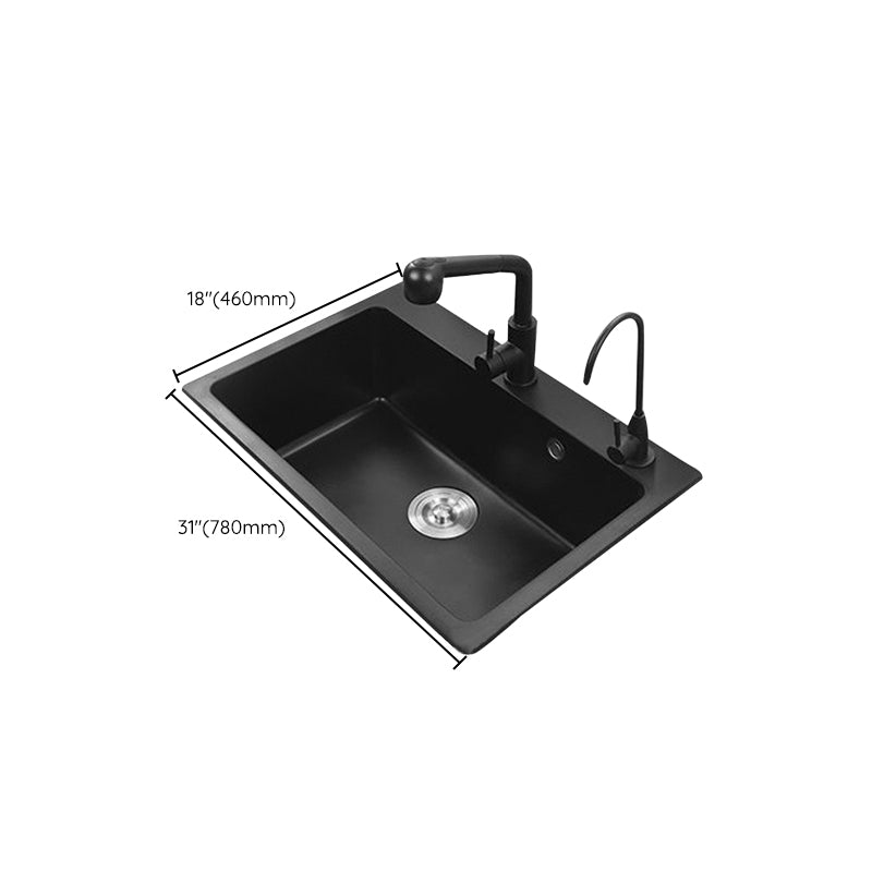 Modern Kitchen Sink Stainless Steel with Accessories and Faucet Undermount Workstation Clearhalo 'Home Improvement' 'home_improvement' 'home_improvement_kitchen_sinks' 'Kitchen Remodel & Kitchen Fixtures' 'Kitchen Sinks & Faucet Components' 'Kitchen Sinks' 'kitchen_sinks' 6311816