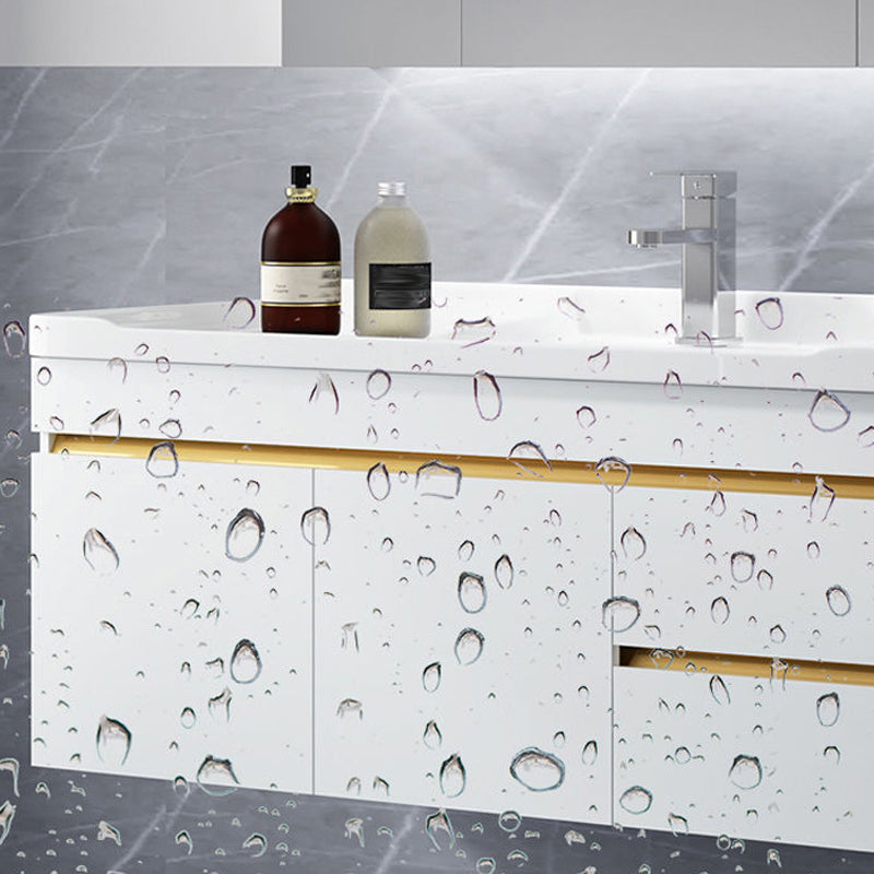 Gorgeous Space Saver Wooden Vanity Bathroom Vanity Cabinet with Mirror Cabinet Clearhalo 'Bathroom Remodel & Bathroom Fixtures' 'Bathroom Vanities' 'bathroom_vanities' 'Home Improvement' 'home_improvement' 'home_improvement_bathroom_vanities' 6311885