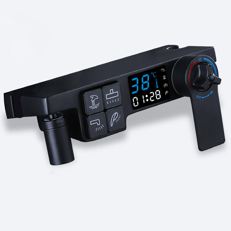 Modern Shower System Slide Bar Handheld Shower Head Wall Mounted Shower Set Clearhalo 'Bathroom Remodel & Bathroom Fixtures' 'Home Improvement' 'home_improvement' 'home_improvement_shower_faucets' 'Shower Faucets & Systems' 'shower_faucets' 'Showers & Bathtubs Plumbing' 'Showers & Bathtubs' 6312103