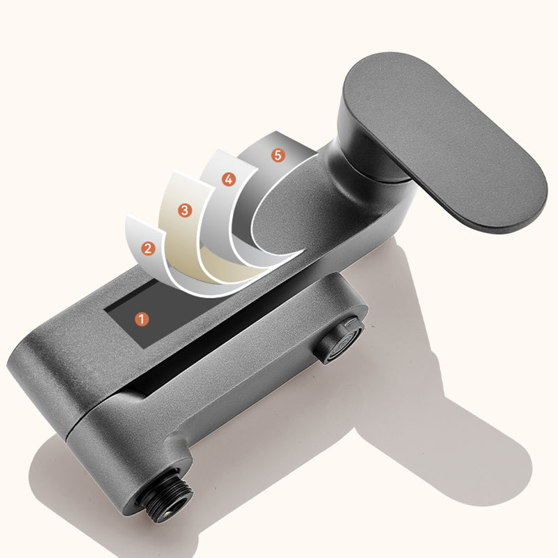 Contemporary Shower System Dual Shower Head Thermostatic Wall Mounted Shower Set Clearhalo 'Bathroom Remodel & Bathroom Fixtures' 'Home Improvement' 'home_improvement' 'home_improvement_shower_faucets' 'Shower Faucets & Systems' 'shower_faucets' 'Showers & Bathtubs Plumbing' 'Showers & Bathtubs' 6312137