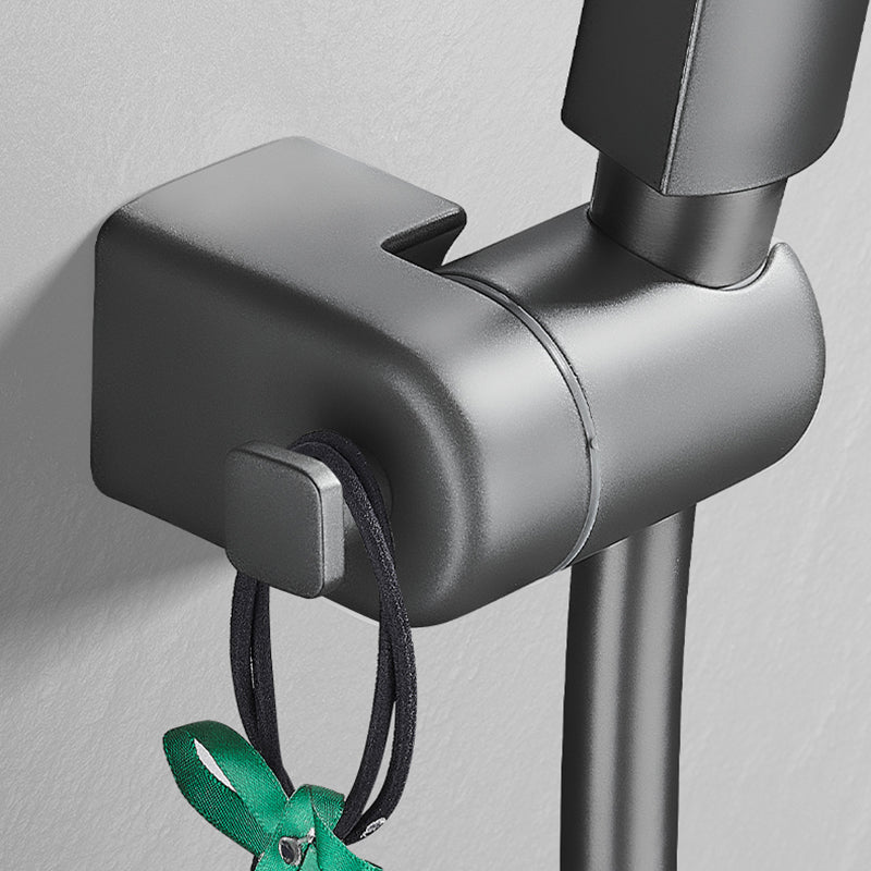 Contemporary Shower System Dual Shower Head Thermostatic Wall Mounted Shower Set Clearhalo 'Bathroom Remodel & Bathroom Fixtures' 'Home Improvement' 'home_improvement' 'home_improvement_shower_faucets' 'Shower Faucets & Systems' 'shower_faucets' 'Showers & Bathtubs Plumbing' 'Showers & Bathtubs' 6312144