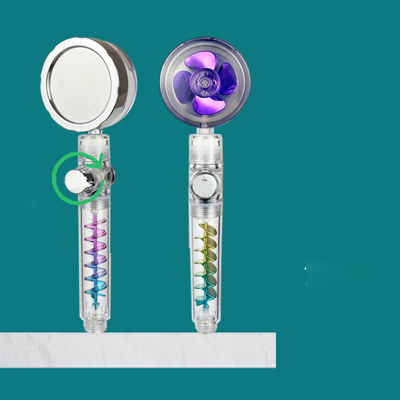 Modern Bathroom Shower Head Plastic Handheld Shower Head with Adjustable Water Flow Purple Clearhalo 'Bathroom Remodel & Bathroom Fixtures' 'Home Improvement' 'home_improvement' 'home_improvement_shower_heads' 'Shower Heads' 'shower_heads' 'Showers & Bathtubs Plumbing' 'Showers & Bathtubs' 6312240