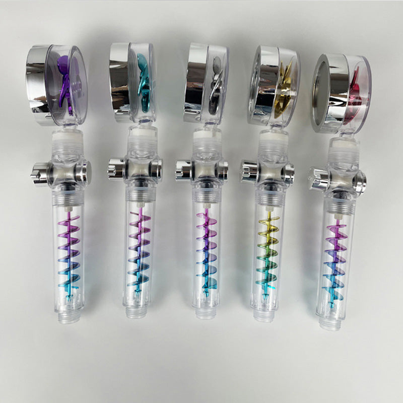 Modern Bathroom Shower Head Plastic Handheld Shower Head with Adjustable Water Flow Clearhalo 'Bathroom Remodel & Bathroom Fixtures' 'Home Improvement' 'home_improvement' 'home_improvement_shower_heads' 'Shower Heads' 'shower_heads' 'Showers & Bathtubs Plumbing' 'Showers & Bathtubs' 6312242