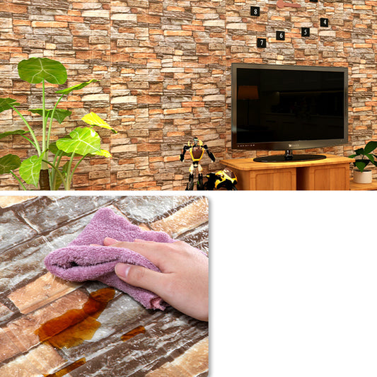 Artificial Brick Wall Plate Industrial Style Simple Home Living Room Wall Panel (1-Pack) Clearhalo 'Flooring 'Home Improvement' 'home_improvement' 'home_improvement_wall_paneling' 'Wall Paneling' 'wall_paneling' 'Walls & Ceilings' Walls and Ceiling' 6312614