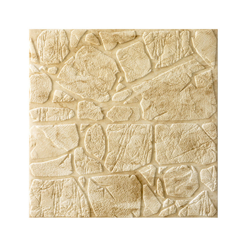 Artificial Stone Wall Plate Modern Simple Home Living Room Wall Panel (1-Pack) Light Yellow Clearhalo 'Flooring 'Home Improvement' 'home_improvement' 'home_improvement_wall_paneling' 'Wall Paneling' 'wall_paneling' 'Walls & Ceilings' Walls and Ceiling' 6312632