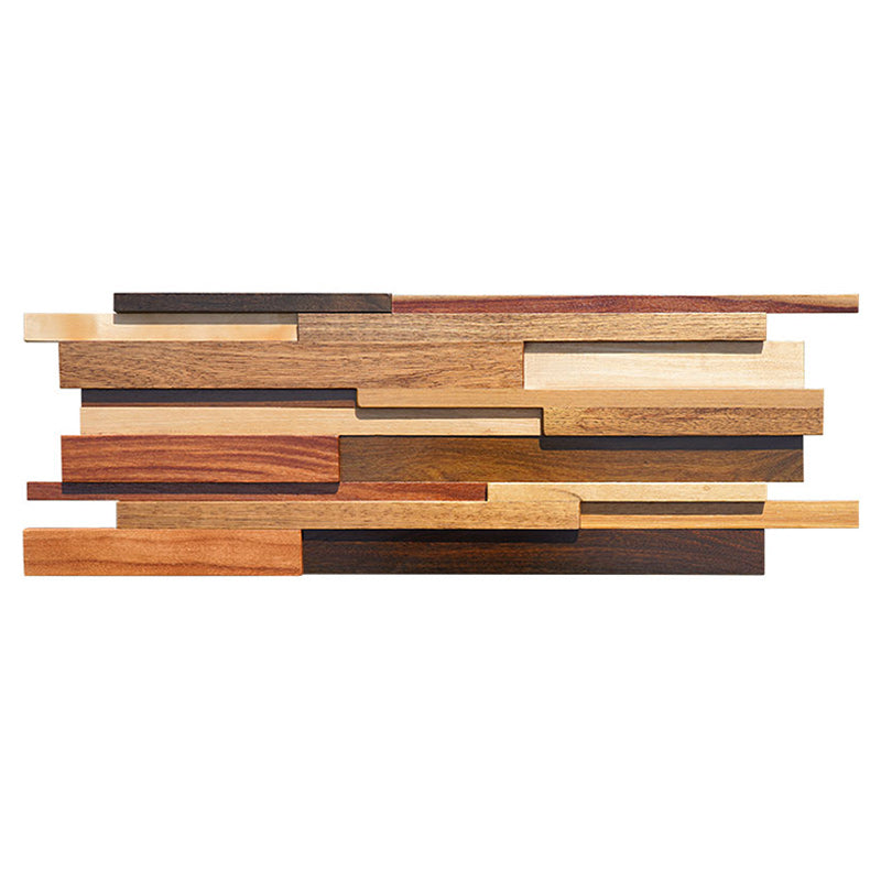 Solid Wood Wall Plate Modern Minimalist Home Living Room Wall Panel (1-pack) Natural 31.5" Clearhalo 'Flooring 'Home Improvement' 'home_improvement' 'home_improvement_wall_paneling' 'Wall Paneling' 'wall_paneling' 'Walls & Ceilings' Walls and Ceiling' 6312719