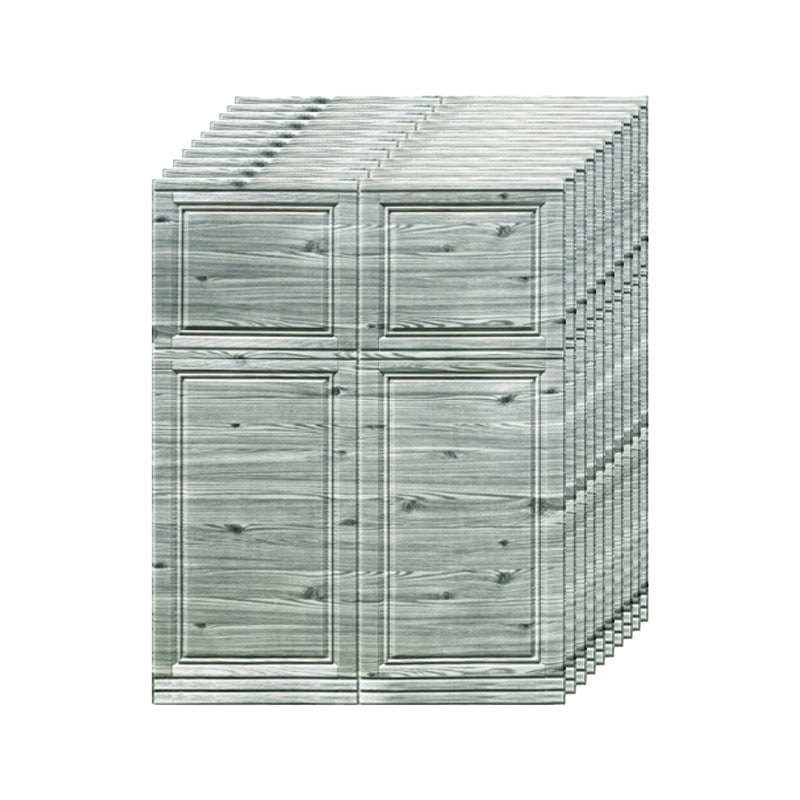 Wall Panel 3D Style Simple Home Living Room Wall Plate (10-pack) Grey Clearhalo 'Flooring 'Home Improvement' 'home_improvement' 'home_improvement_wall_paneling' 'Wall Paneling' 'wall_paneling' 'Walls & Ceilings' Walls and Ceiling' 6312798