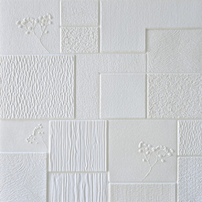 3D Artificial Stone Panel Wall Industrial Style Home Living Room Wall Plate (1-pack) White Clearhalo 'Flooring 'Home Improvement' 'home_improvement' 'home_improvement_wall_paneling' 'Wall Paneling' 'wall_paneling' 'Walls & Ceilings' Walls and Ceiling' 6312840