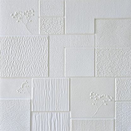 3D Artificial Stone Panel Wall Industrial Style Home Living Room Wall Plate (1-pack) White Clearhalo 'Flooring 'Home Improvement' 'home_improvement' 'home_improvement_wall_paneling' 'Wall Paneling' 'wall_paneling' 'Walls & Ceilings' Walls and Ceiling' 6312840