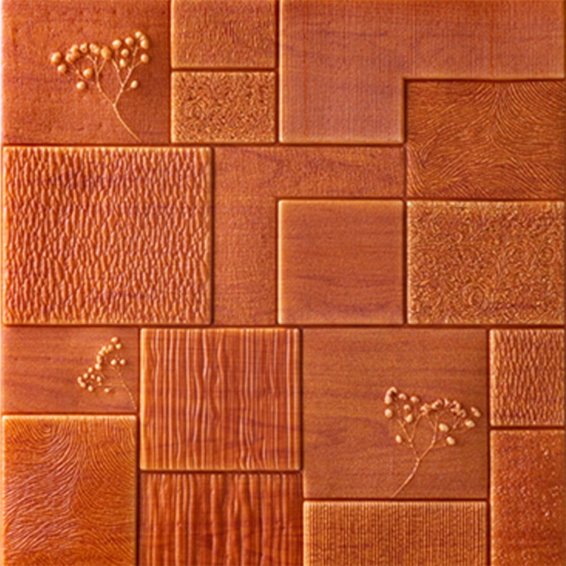 3D Artificial Stone Panel Wall Industrial Style Home Living Room Wall Plate (1-pack) Red Brown Clearhalo 'Flooring 'Home Improvement' 'home_improvement' 'home_improvement_wall_paneling' 'Wall Paneling' 'wall_paneling' 'Walls & Ceilings' Walls and Ceiling' 6312845