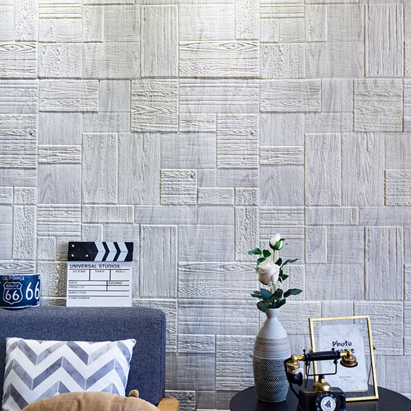 3D Wall Panel Farmhouse Style Simple Home Living Room Panel Wall (10-pack) Clearhalo 'Flooring 'Home Improvement' 'home_improvement' 'home_improvement_wall_paneling' 'Wall Paneling' 'wall_paneling' 'Walls & Ceilings' Walls and Ceiling' 6312861