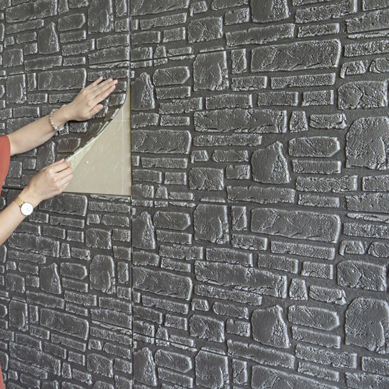 3D Artificial Stone Panel Wall Industrial Style Home Living Room Wall Panel (10-pack) Clearhalo 'Flooring 'Home Improvement' 'home_improvement' 'home_improvement_wall_paneling' 'Wall Paneling' 'wall_paneling' 'Walls & Ceilings' Walls and Ceiling' 6312907