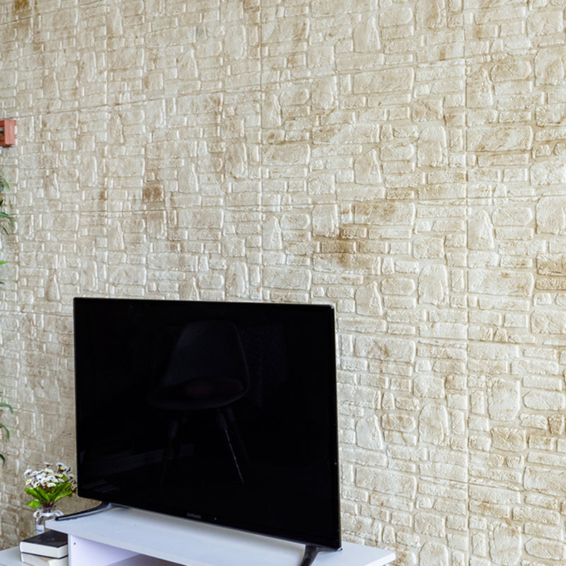 3D Artificial Stone Wall Panel Modern Style Home Living Room Panel Wall (10-pack) Clearhalo 'Flooring 'Home Improvement' 'home_improvement' 'home_improvement_wall_paneling' 'Wall Paneling' 'wall_paneling' 'Walls & Ceilings' Walls and Ceiling' 6312916