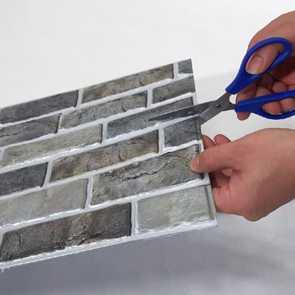 Retro Brick Wall Panel Industrial Style Home Living Room Bathroom Panel Wall (5-pack) Clearhalo 'Flooring 'Home Improvement' 'home_improvement' 'home_improvement_wall_paneling' 'Wall Paneling' 'wall_paneling' 'Walls & Ceilings' Walls and Ceiling' 6312982