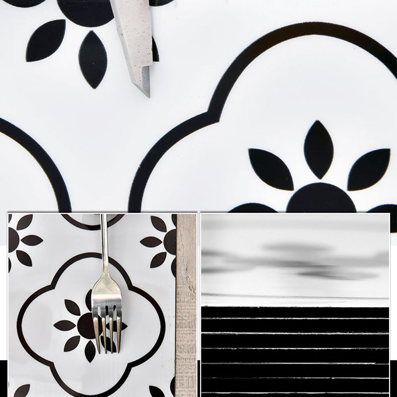 Square Mosaic Tile Plastic Peel and Stick Tile for Kitchen and Bathroom Clearhalo 'Flooring 'Home Improvement' 'home_improvement' 'home_improvement_peel_stick_blacksplash' 'Peel & Stick Backsplash Tile' 'peel_stick_blacksplash' 'Walls & Ceilings' Walls and Ceiling' 6313002