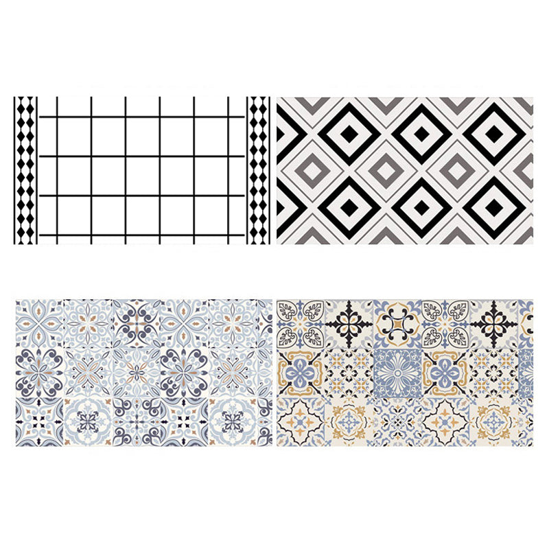 Square Mosaic Tile Plastic Peel and Stick Tile for Kitchen and Bathroom Clearhalo 'Flooring 'Home Improvement' 'home_improvement' 'home_improvement_peel_stick_blacksplash' 'Peel & Stick Backsplash Tile' 'peel_stick_blacksplash' 'Walls & Ceilings' Walls and Ceiling' 6313005