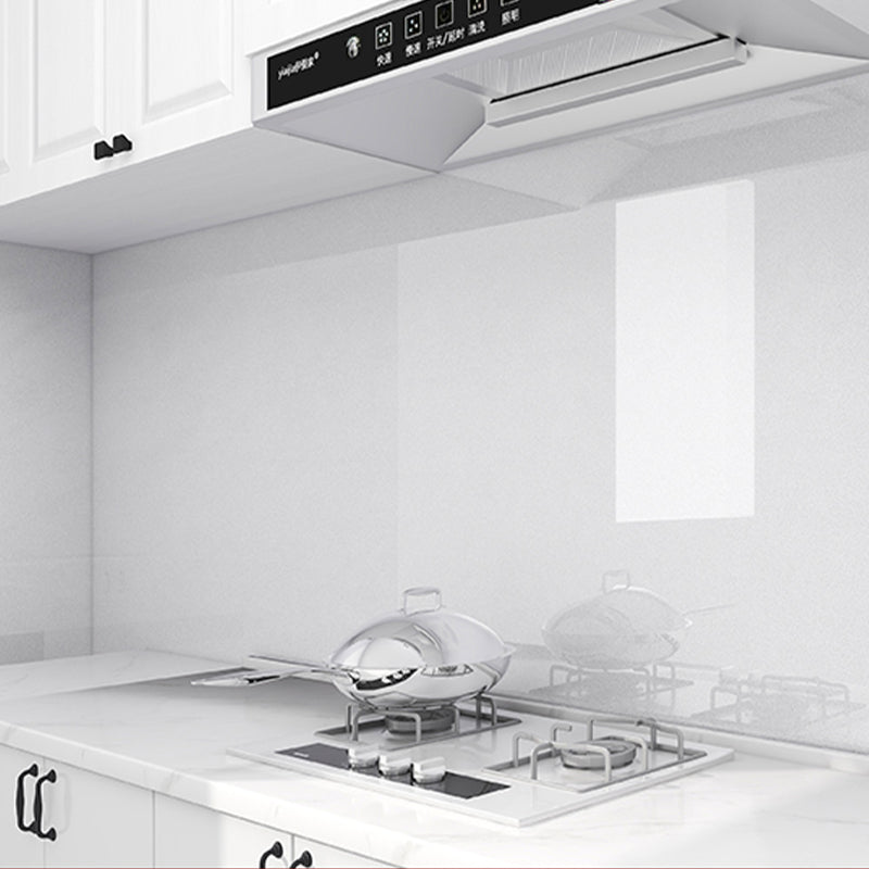 23.6" PVC Peel and Stick Tile Rectangular Field Tile for Kitchen Gloss White Clearhalo 'Flooring 'Home Improvement' 'home_improvement' 'home_improvement_peel_stick_blacksplash' 'Peel & Stick Backsplash Tile' 'peel_stick_blacksplash' 'Walls & Ceilings' Walls and Ceiling' 6313085