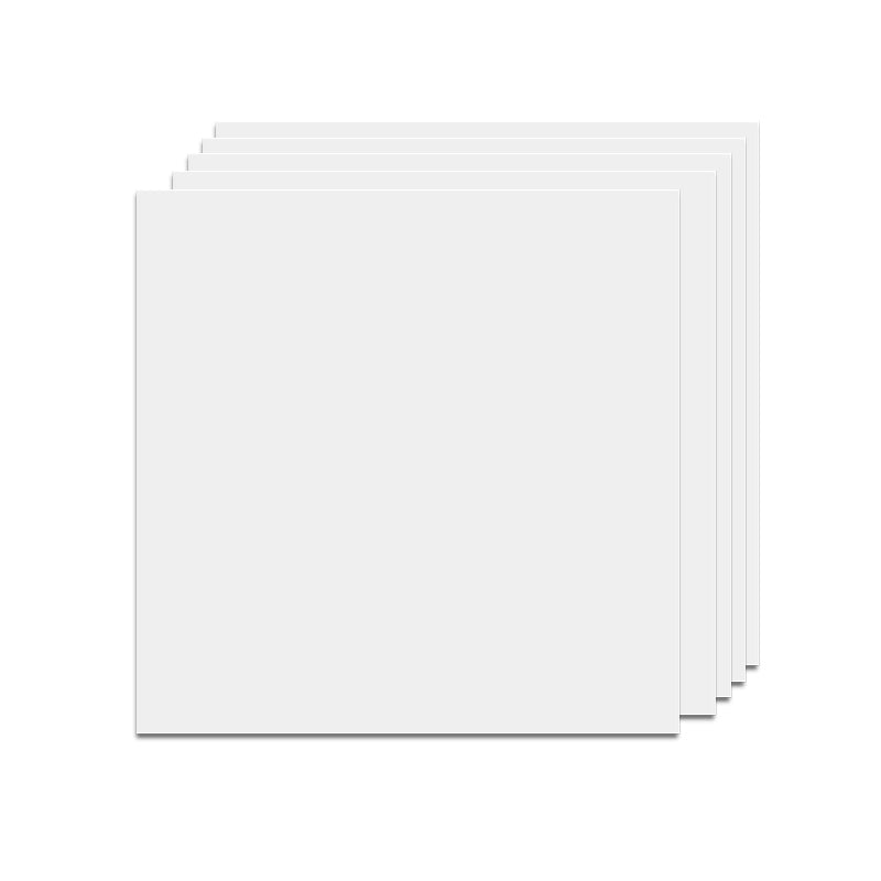 Modern Square Grid Single Tile Plastic Peel & Stick Field Tile White Clearhalo 'Flooring 'Home Improvement' 'home_improvement' 'home_improvement_peel_stick_blacksplash' 'Peel & Stick Backsplash Tile' 'peel_stick_blacksplash' 'Walls & Ceilings' Walls and Ceiling' 6313104