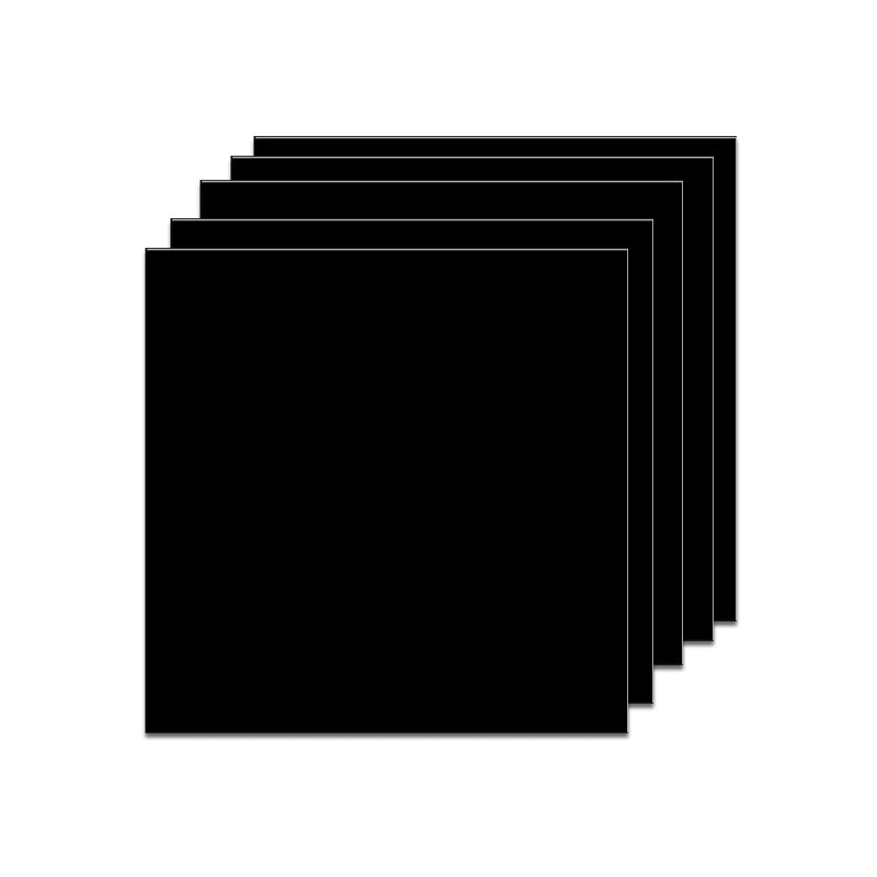 Modern Square Grid Single Tile Plastic Peel & Stick Field Tile Black Clearhalo 'Flooring 'Home Improvement' 'home_improvement' 'home_improvement_peel_stick_blacksplash' 'Peel & Stick Backsplash Tile' 'peel_stick_blacksplash' 'Walls & Ceilings' Walls and Ceiling' 6313107