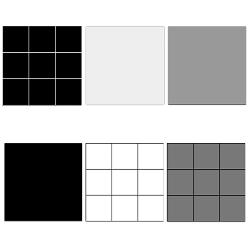 Modern Square Grid Single Tile Plastic Peel & Stick Field Tile Clearhalo 'Flooring 'Home Improvement' 'home_improvement' 'home_improvement_peel_stick_blacksplash' 'Peel & Stick Backsplash Tile' 'peel_stick_blacksplash' 'Walls & Ceilings' Walls and Ceiling' 6313115