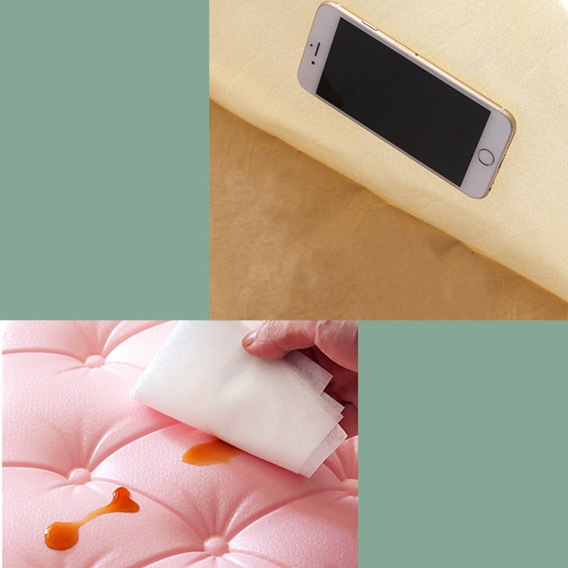 Upholstered Wall Panel Modern Minimalist Home Living Room Bedroom Wall Plate (4-pack) Clearhalo 'Flooring 'Home Improvement' 'home_improvement' 'home_improvement_wall_paneling' 'Wall Paneling' 'wall_paneling' 'Walls & Ceilings' Walls and Ceiling' 6314296