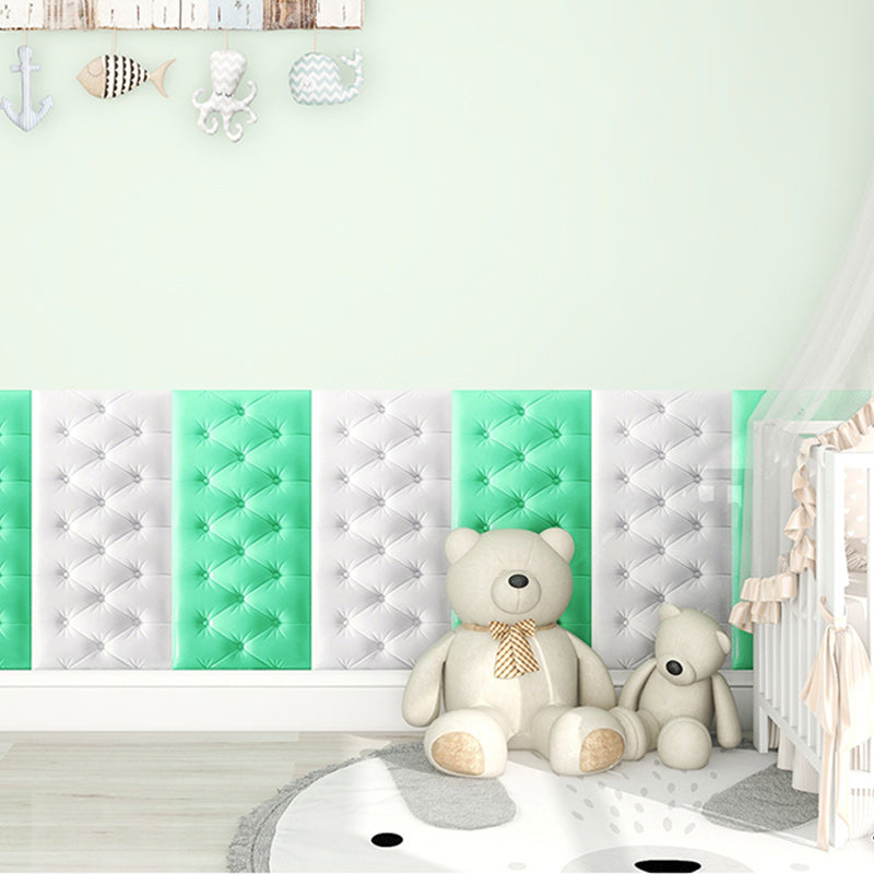 Upholstered Wall Panel Modern Minimalist Home Living Room Bedroom Wall Plate (4-pack) Clearhalo 'Flooring 'Home Improvement' 'home_improvement' 'home_improvement_wall_paneling' 'Wall Paneling' 'wall_paneling' 'Walls & Ceilings' Walls and Ceiling' 6314300