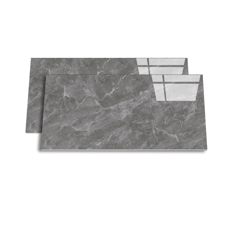 Retangular Ceramic 29.53"x59.06" Tile Glazed Singular Tile for Floor (2-Pack) Gray White Striped 36 Pieces Clearhalo 'Floor Tiles & Wall Tiles' 'floor_tiles_wall_tiles' 'Flooring 'Home Improvement' 'home_improvement' 'home_improvement_floor_tiles_wall_tiles' Walls and Ceiling' 6316224