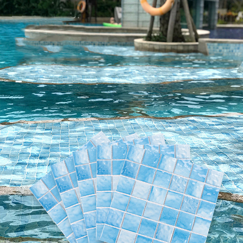 Square Ceramic Tile Brick Look Mosaic Tile for Pool and Bathroom Use Clearhalo 'Floor Tiles & Wall Tiles' 'floor_tiles_wall_tiles' 'Flooring 'Home Improvement' 'home_improvement' 'home_improvement_floor_tiles_wall_tiles' Walls and Ceiling' 6316358