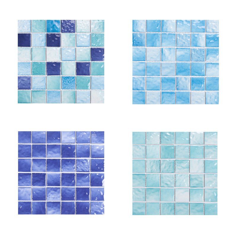 Square Ceramic Tile Brick Look Mosaic Tile for Pool and Bathroom Use Clearhalo 'Floor Tiles & Wall Tiles' 'floor_tiles_wall_tiles' 'Flooring 'Home Improvement' 'home_improvement' 'home_improvement_floor_tiles_wall_tiles' Walls and Ceiling' 6316364