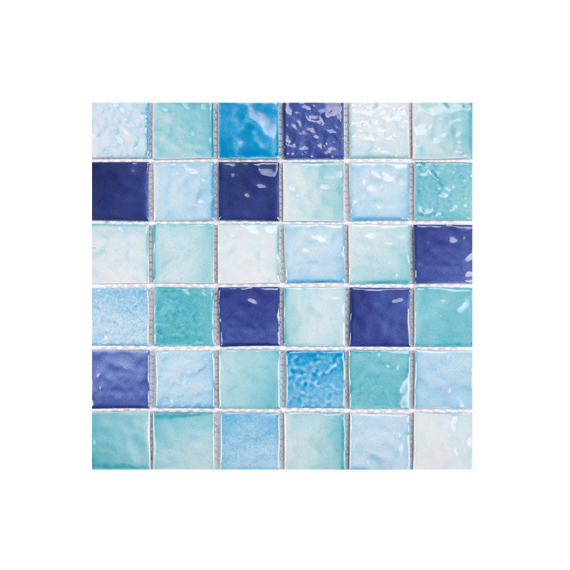 Square Ceramic Tile Brick Look Mosaic Tile for Pool and Bathroom Use Clearhalo 'Floor Tiles & Wall Tiles' 'floor_tiles_wall_tiles' 'Flooring 'Home Improvement' 'home_improvement' 'home_improvement_floor_tiles_wall_tiles' Walls and Ceiling' 6316365