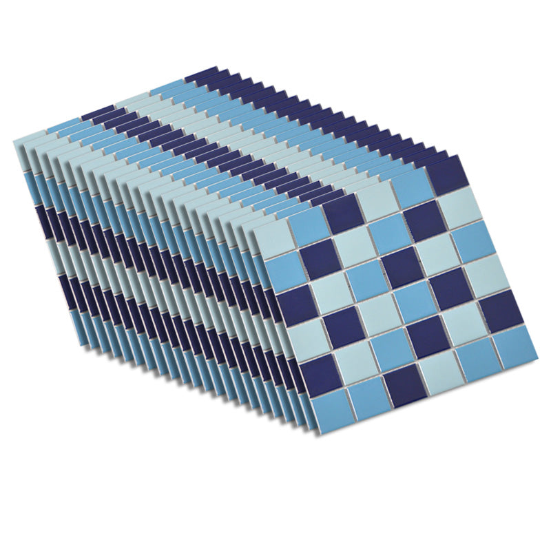 Square Ceramic Tile Brick Look Mosaic Tile for Pool and Bathroom Use Sky Blue Clearhalo 'Floor Tiles & Wall Tiles' 'floor_tiles_wall_tiles' 'Flooring 'Home Improvement' 'home_improvement' 'home_improvement_floor_tiles_wall_tiles' Walls and Ceiling' 6316369