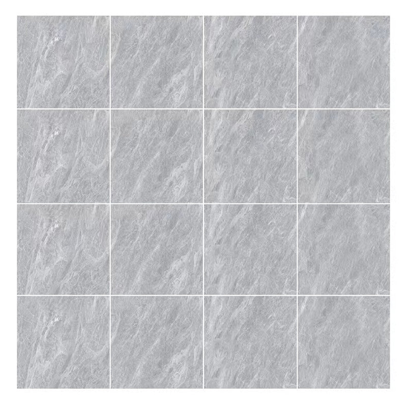 Glazed Square Floor Tile Porcelain Floor Tile with Wooden Pattern Clearhalo 'Floor Tiles & Wall Tiles' 'floor_tiles_wall_tiles' 'Flooring 'Home Improvement' 'home_improvement' 'home_improvement_floor_tiles_wall_tiles' Walls and Ceiling' 6316405